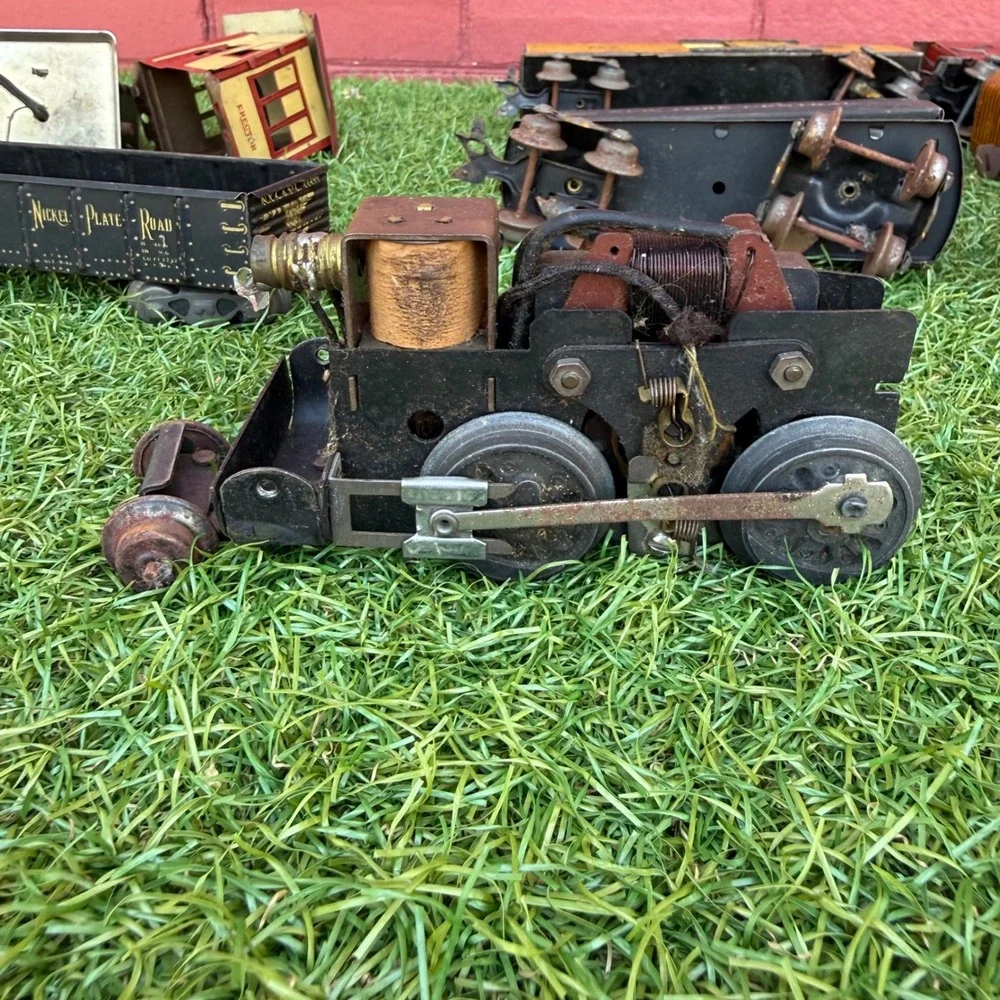 Vintage Marx Tin Litho Train Lot‎ Commodore Vanderbilt 999 NYC Reading PFE Rail